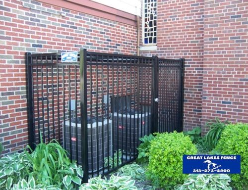 Ameristar 3-Rail Majestic Montage Plus Custom Air Conditioning Unit Enclosure With Expanded Metal Rooftop - Exterior View