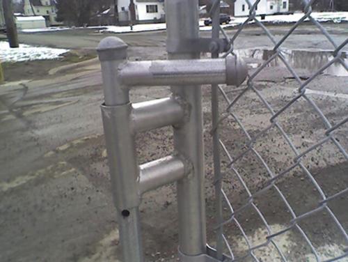 Commercial Drop Bar With Hole For Padlock