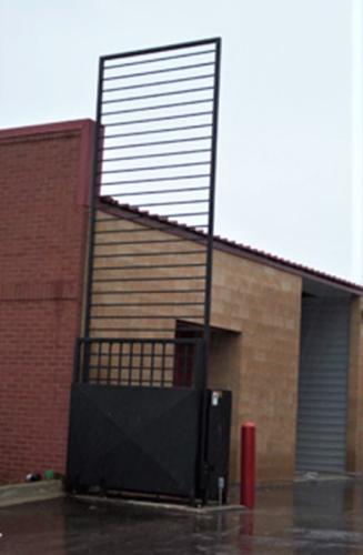 Ornamental Picket Vertical Pivot Lift (VPL) Gate - open position
