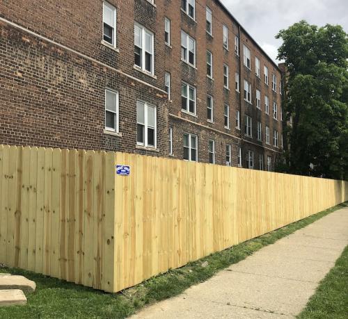 Solid Board Dogear Premium Treated Pine Wood Privacy Fence 2